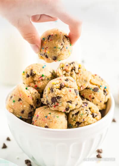 Easy No-Bake Cookie Dough Bites | Love From The Oven