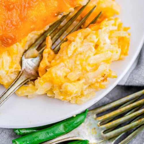 Cheesy Hashbrown Casserole Like Cracker Barrel • Love From The Oven