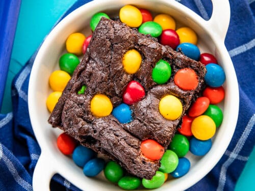 M&M Brownies - Dinners, Dishes, and Desserts