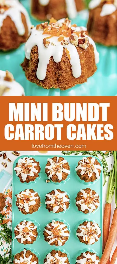 Mini Carrot Bundt Cake Recipe - Primavera Kitchen
