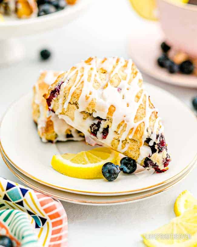 Fresh Lemon-Blueberry Scones