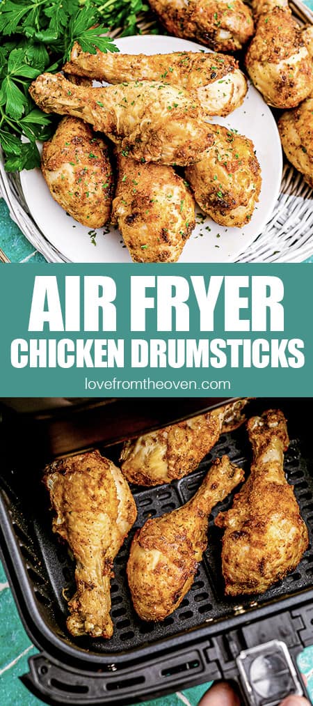 Air Fryer Chicken Drumsticks • Love From The Oven