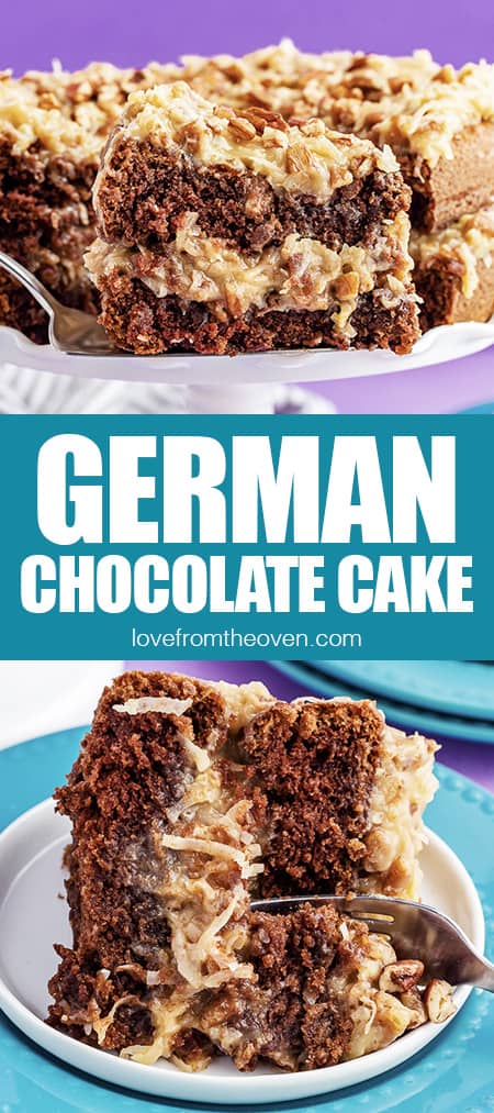 Baker's German Chocolate Cake • Love From The Oven