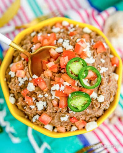 Homemade Instant Pot Refried Beans • Love From The Oven