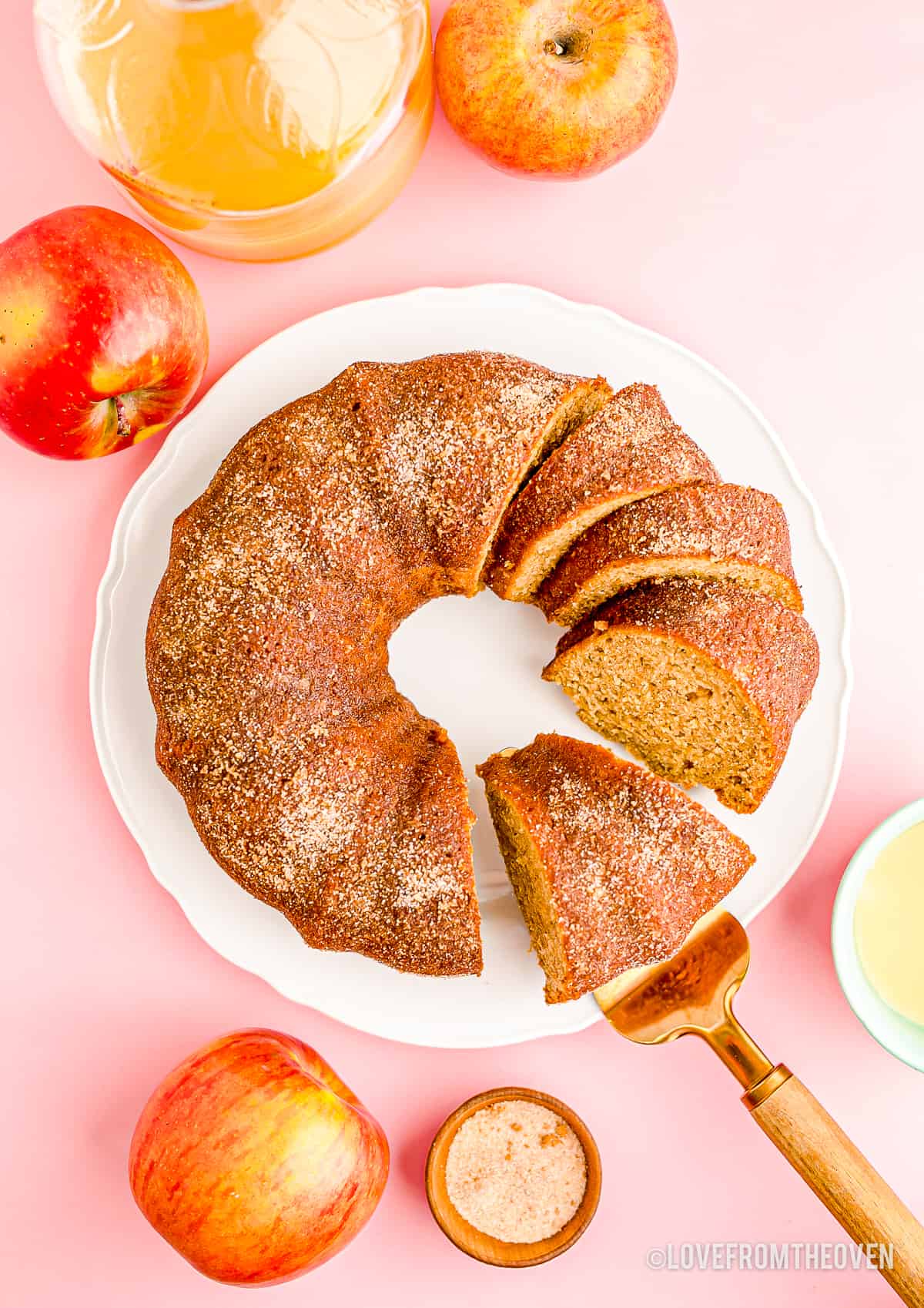 Easy Apple Spice Cake • Love From The Oven 8052