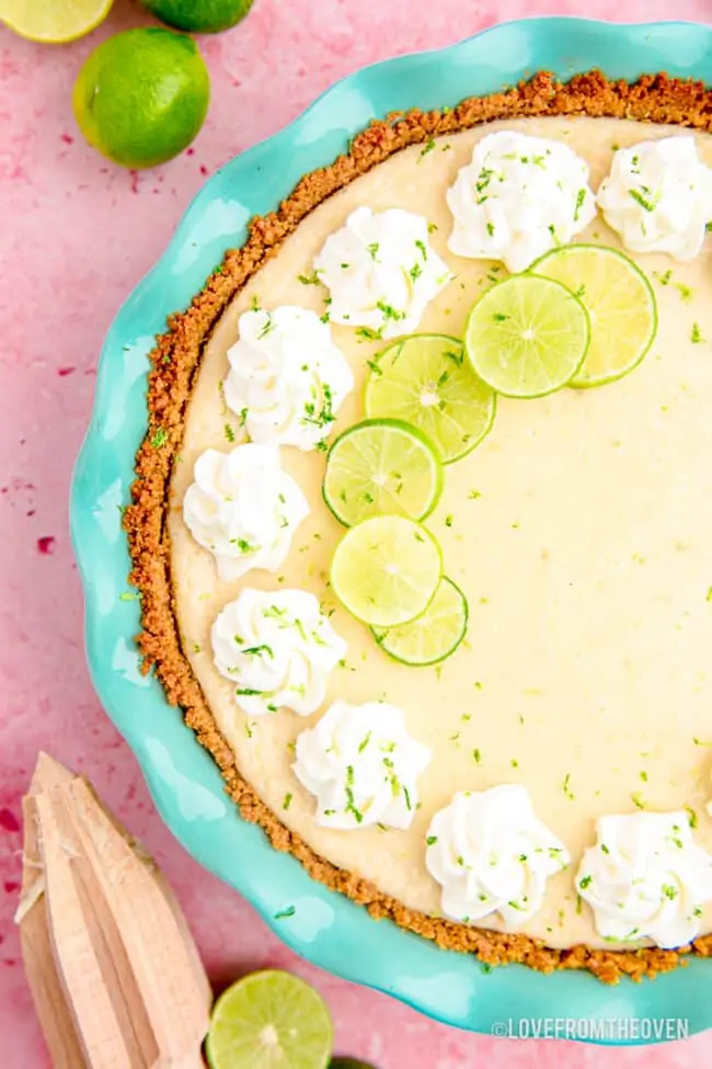 Easy Key Lime Pie Recipe • Love From The Oven