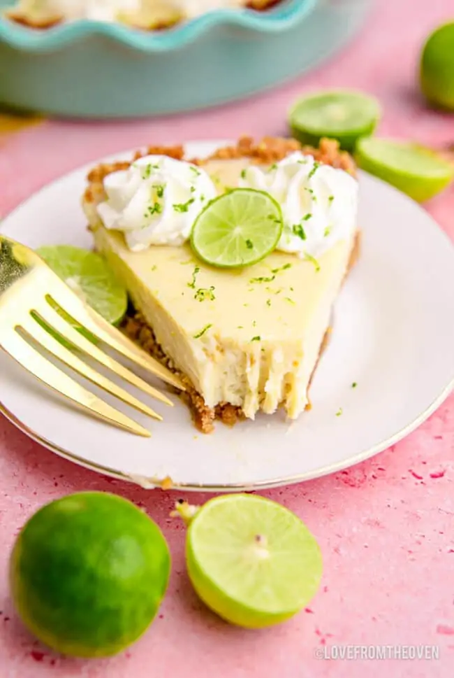 Easy Key Lime Pie Recipe • Love From The Oven