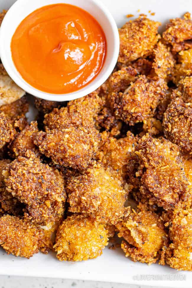 Popcorn Chicken Recipe • Love From The Oven