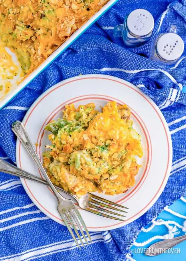 Broccoli Casserole With Ritz Crackers • Love From The Oven