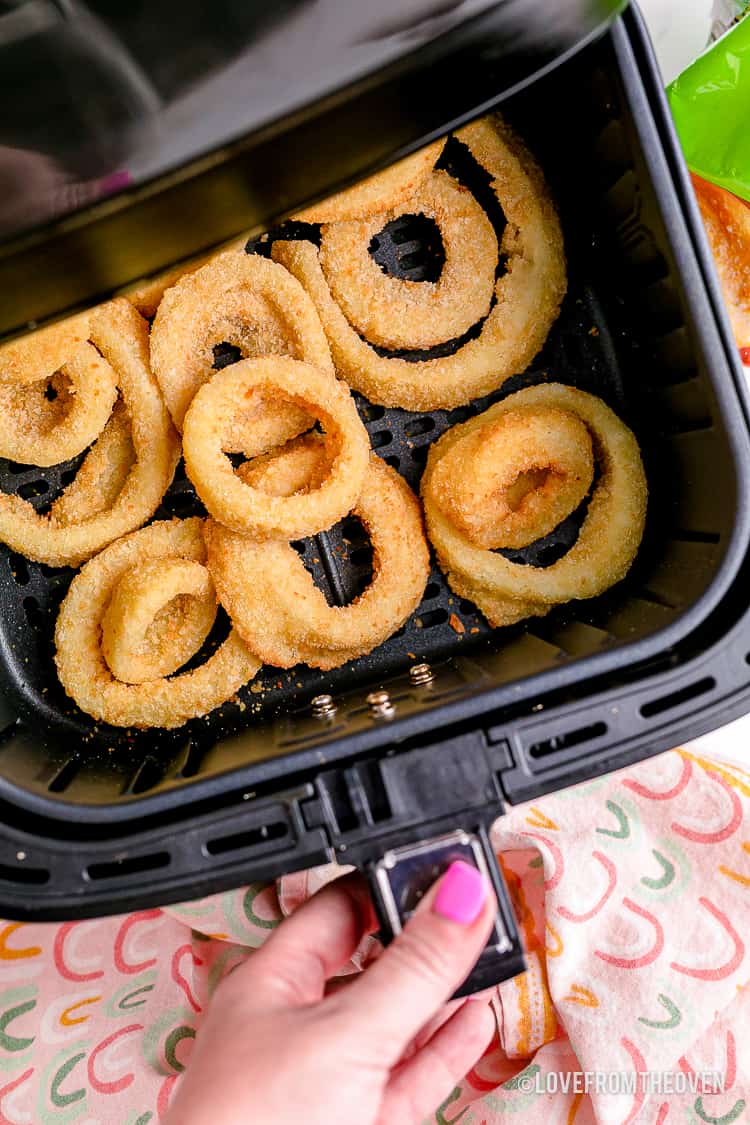 Frozen Onion Rings In The Air Fryer • Love From The Oven