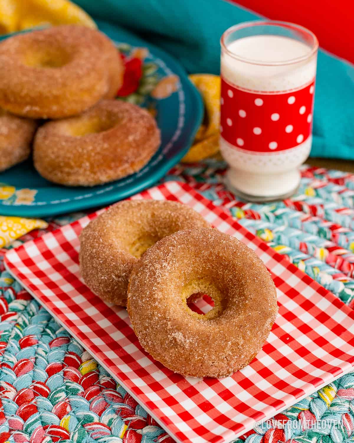 Baked Apple Cider Donuts • Love From The Oven