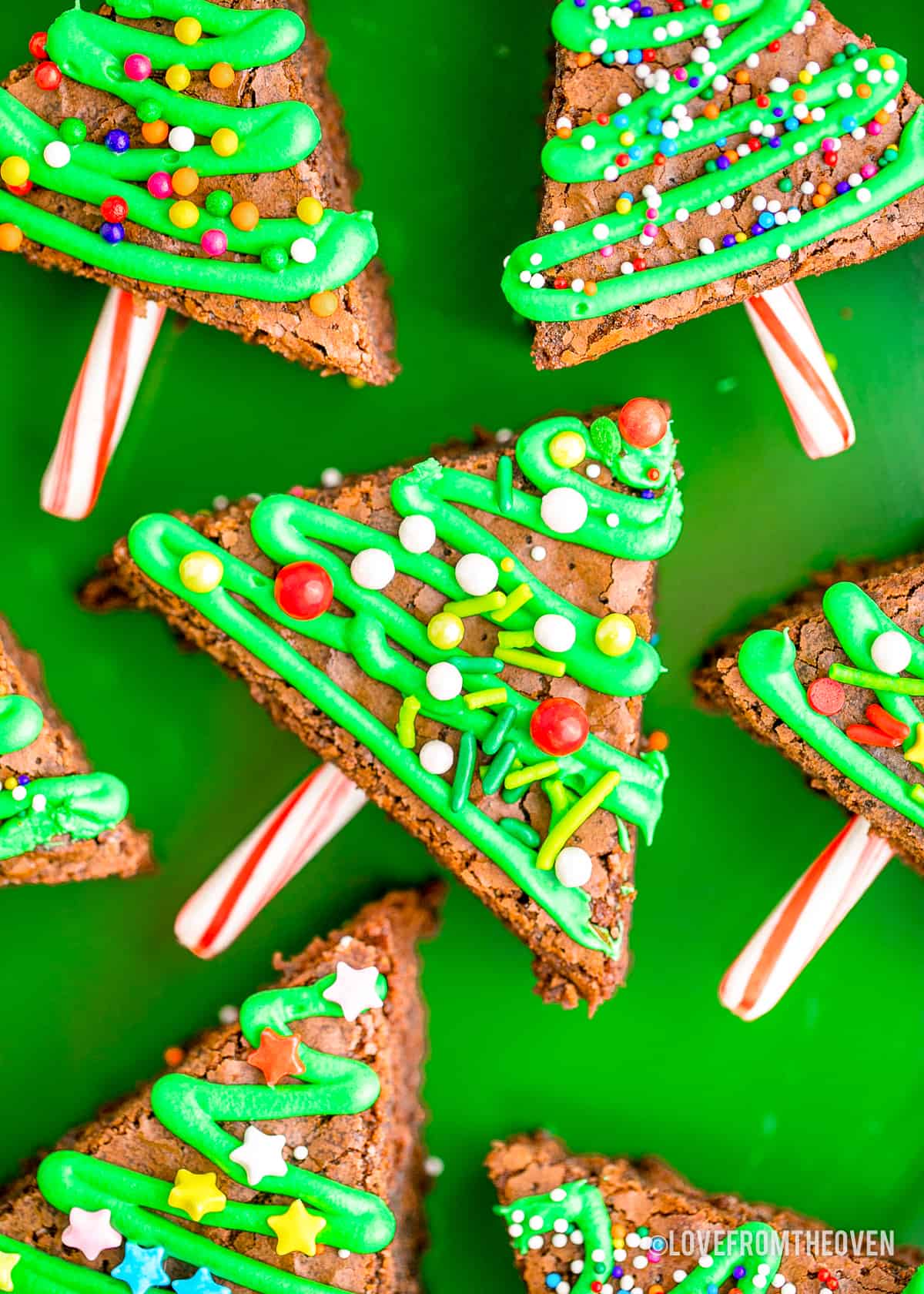 Christmas Tree Brownies - Leah With Love