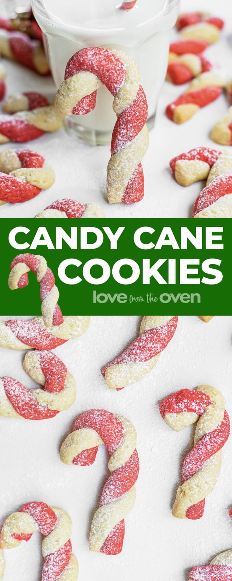 Candy Cane Cookies • Love From The Oven