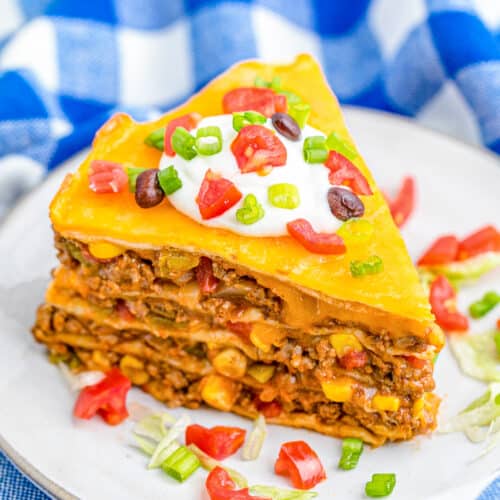 Taco Pie Recipe • Love From The Oven