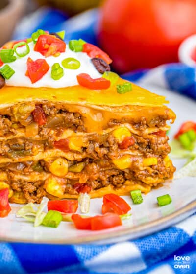 Taco Pie Recipe • Love From The Oven