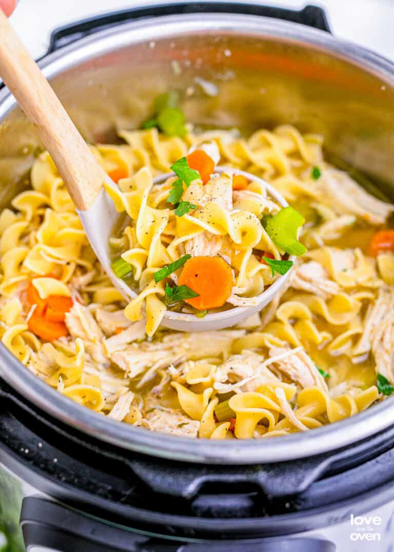 Instant Pot Chicken Soup • Love From The Oven