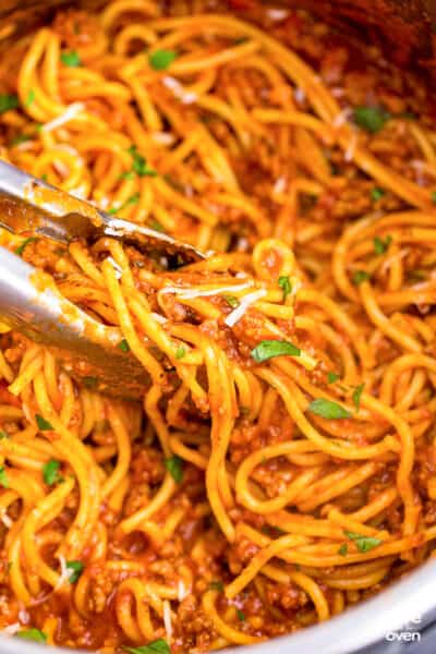 Instant Pot Spaghetti Recipe • Love From The Oven