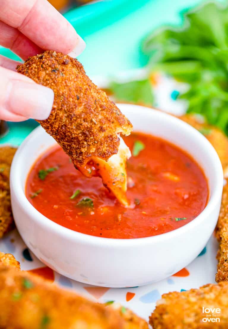 How To Make Mozzarella Sticks • Love From The Oven