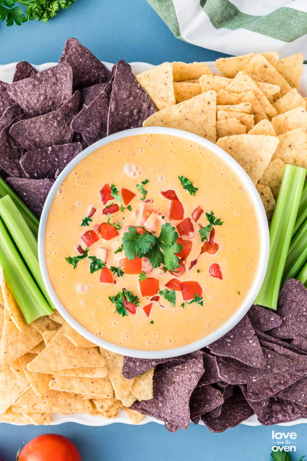 Velveeta Rotel Dip (Easy Queso) - Love From The Oven