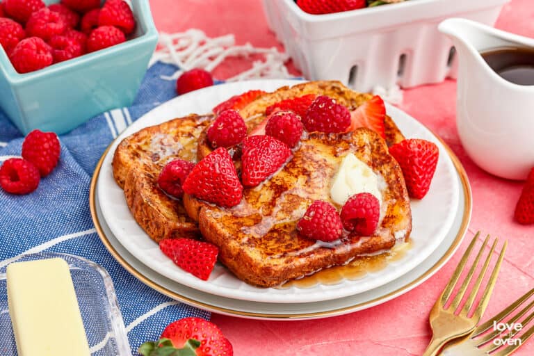 Easy Brioche French Toast • Love From The Oven