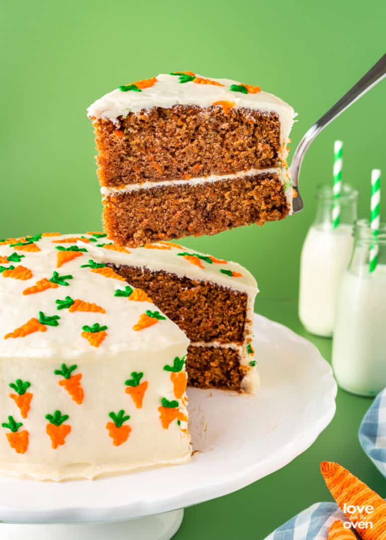 The Best Easy Carrot Cake Recipe - Love From The Oven