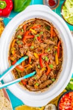 Crockpot Fajitas Recipe - Love From The Oven