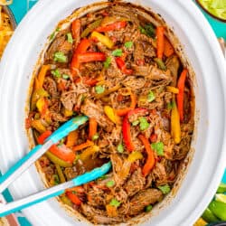 Crockpot Fajitas Recipe - Love From The Oven