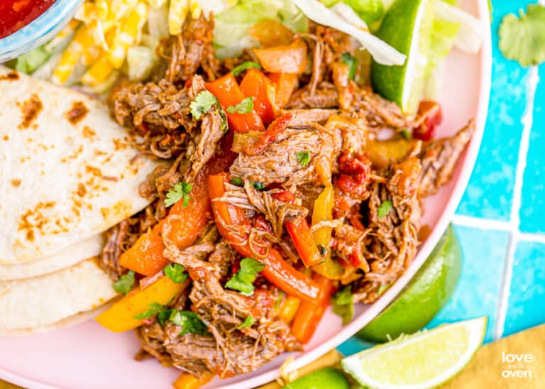 Crockpot Fajitas Recipe - Love From The Oven