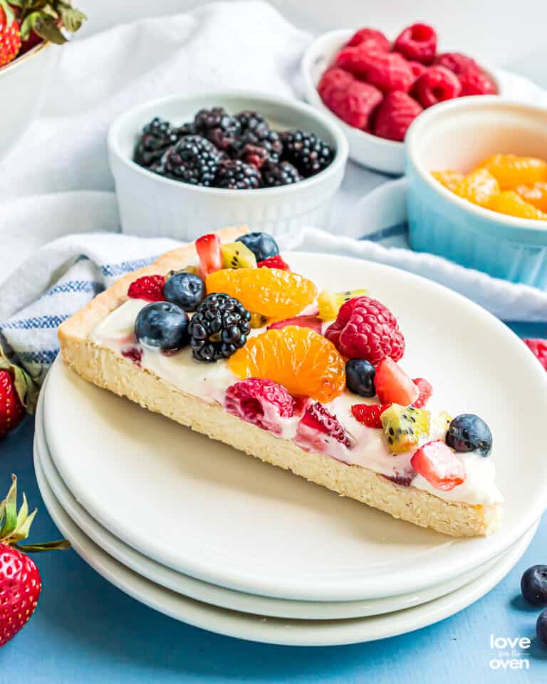 Sugar Cookie Fruit Pizza • Love From The Oven