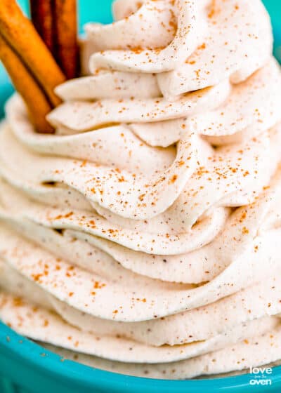 Cinnamon Whipped Cream • Love From The Oven 6407