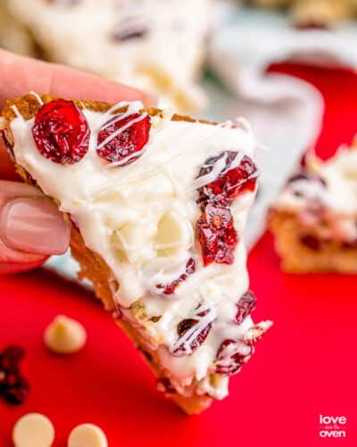 Cranberry Bliss Bars • Love From The Oven 1873