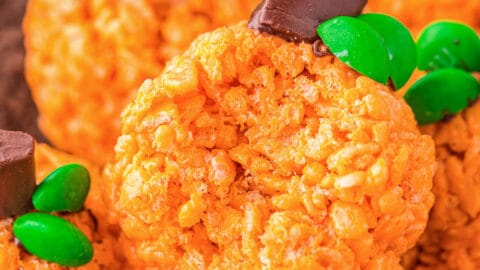 Pumpkin Pie Rice Krispie Treats • Love From The Oven