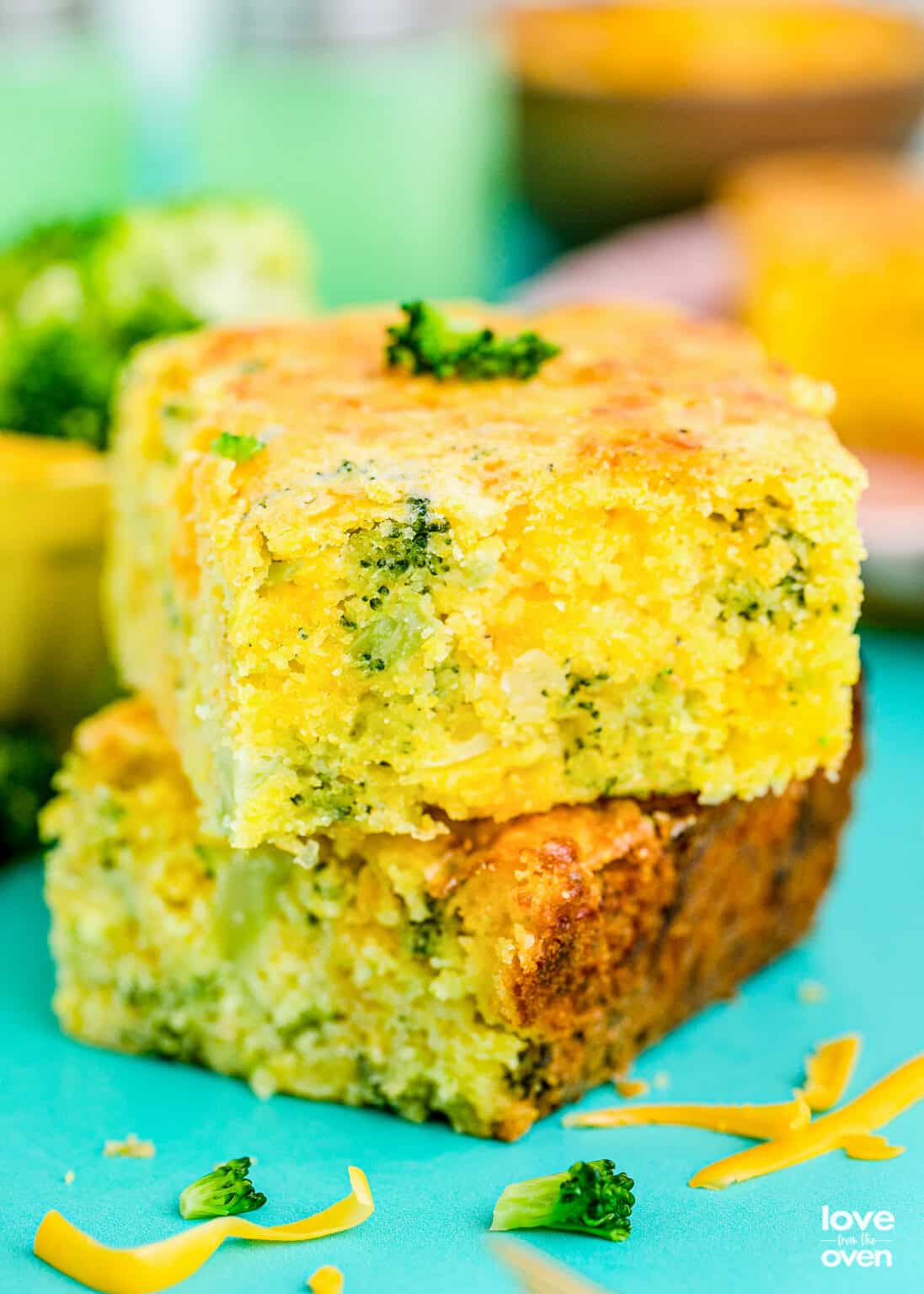 Broccoli Cornbread • Love From The Oven