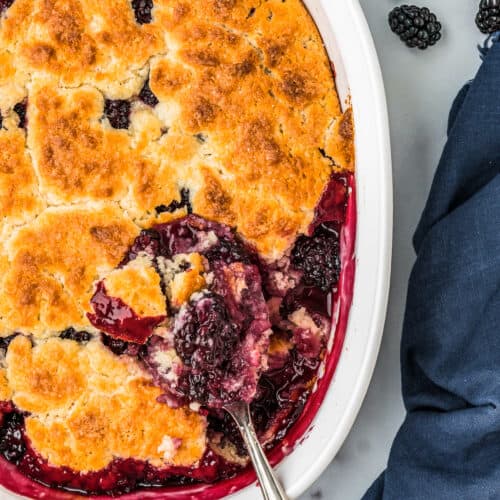 Blackberry Cobbler • Love From The Oven