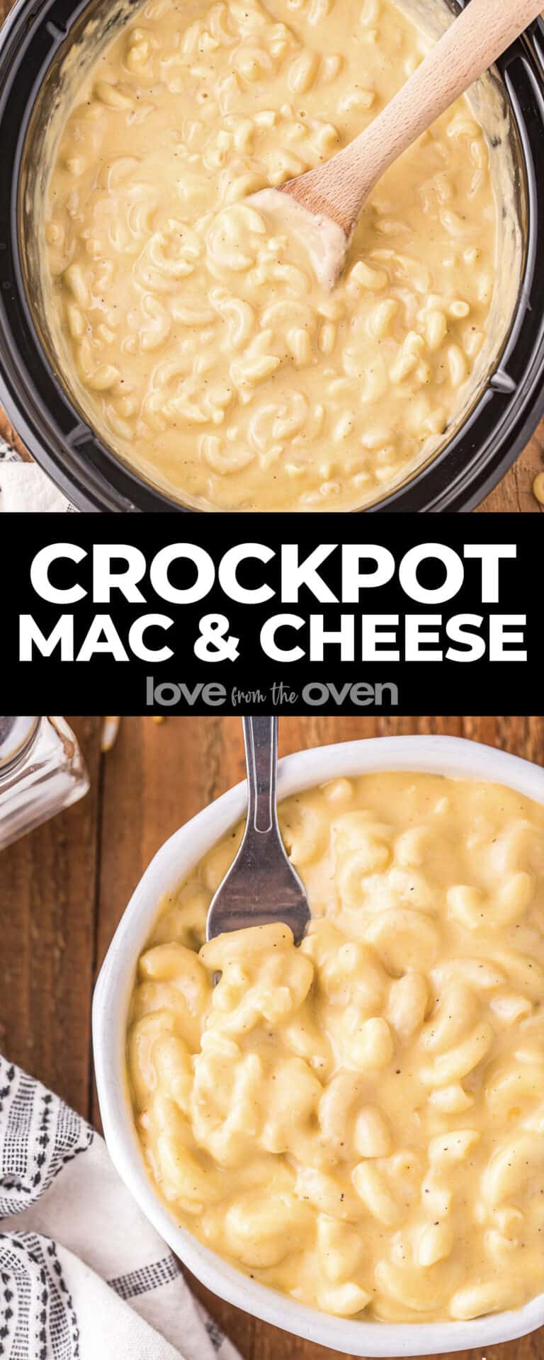 Crockpot Macaroni and Cheese • Love From The Oven