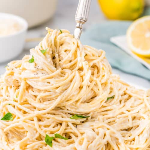 One Pot Lemon Butter Pasta • Love From The Oven