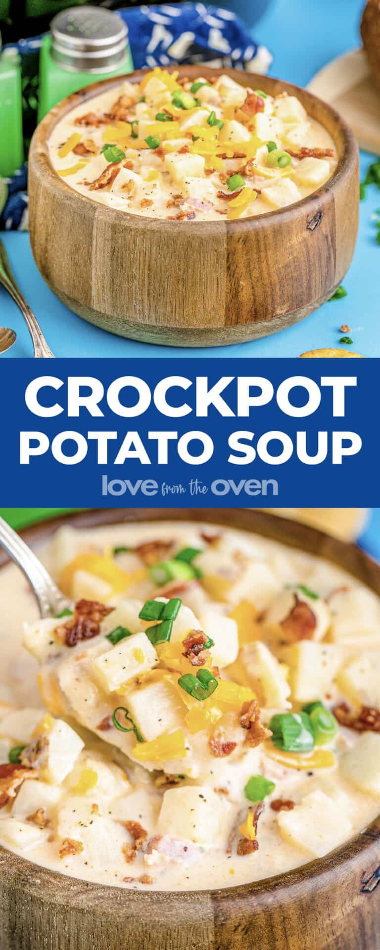 Crockpot Potato Soup With Hash Browns • Love From The Oven 6610