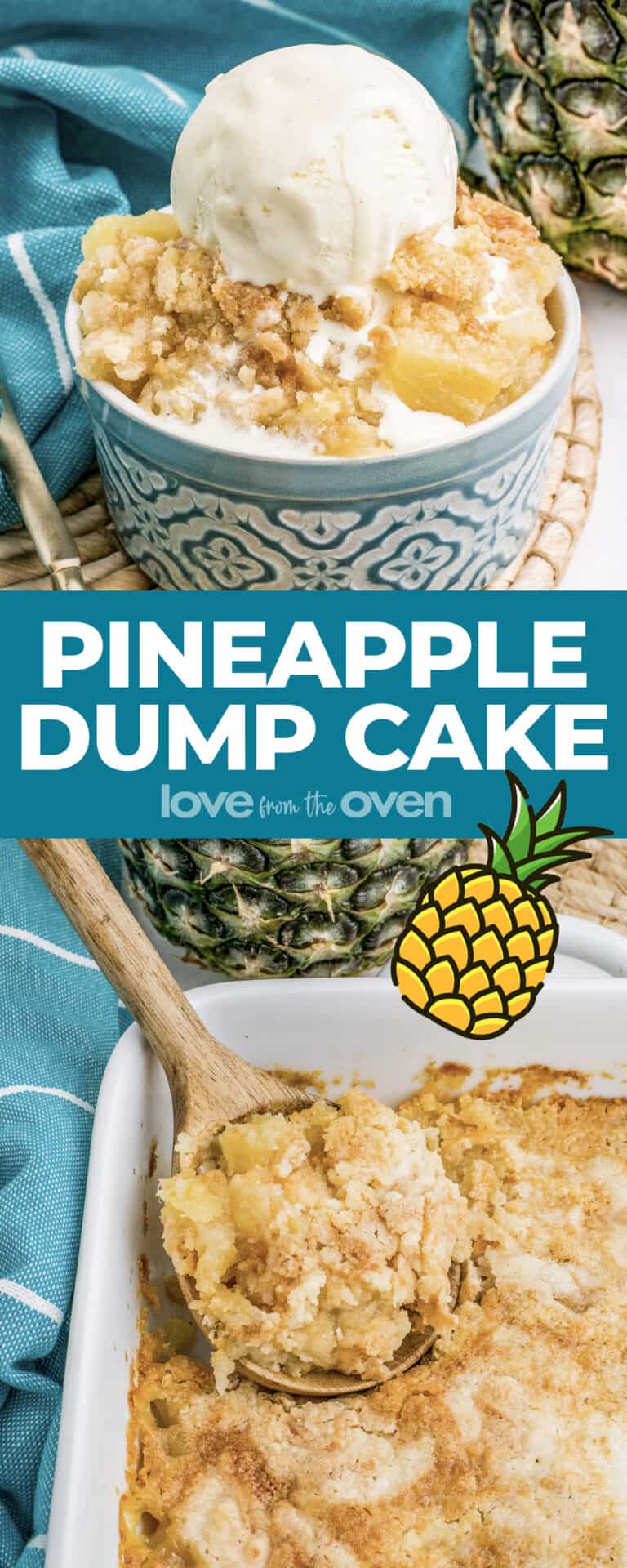 Pineapple Dump Cake • Love From The Oven
