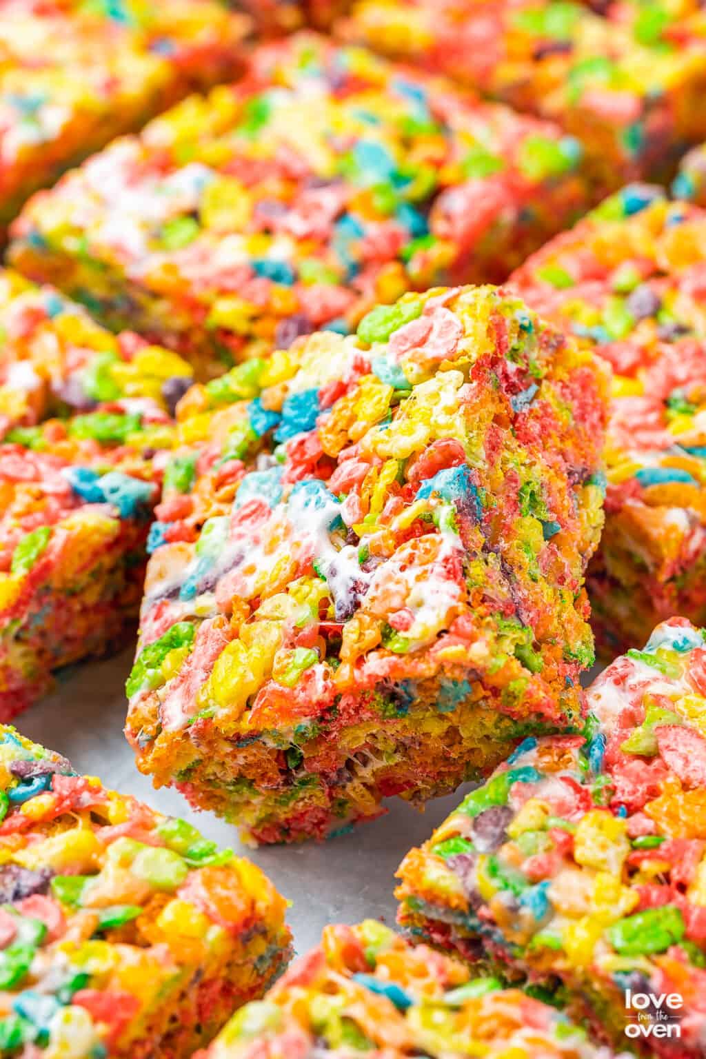 Fruity Pebbles Treats • Love From The Oven