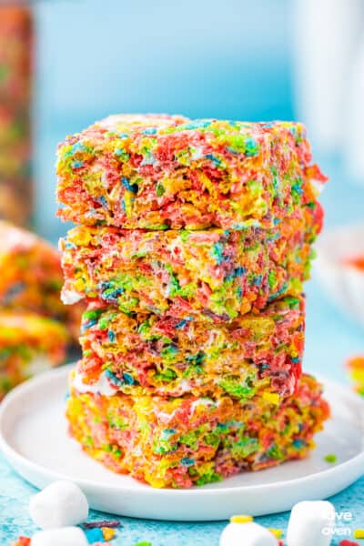 Fruity Pebbles Treats • Love From The Oven