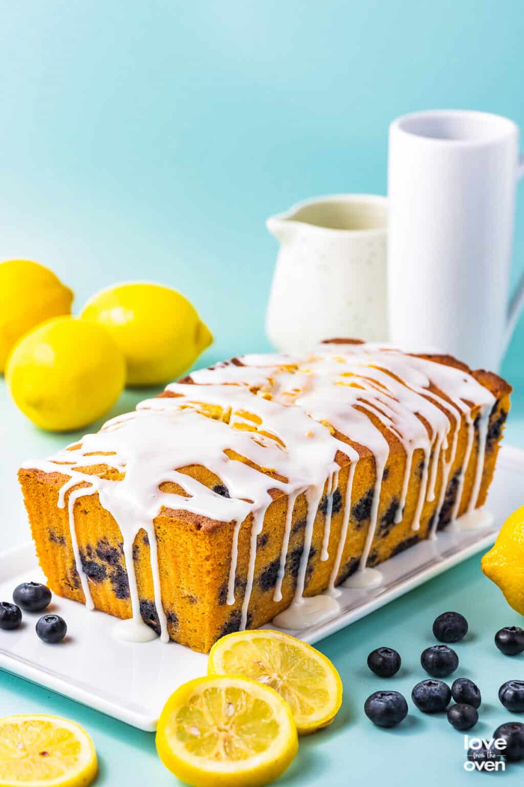 Lemon Blueberry Bread • Love From The Oven