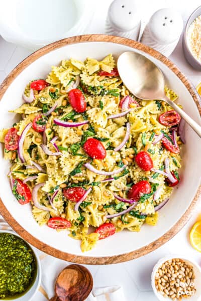 Pesto Pasta Salad • Love From The Oven