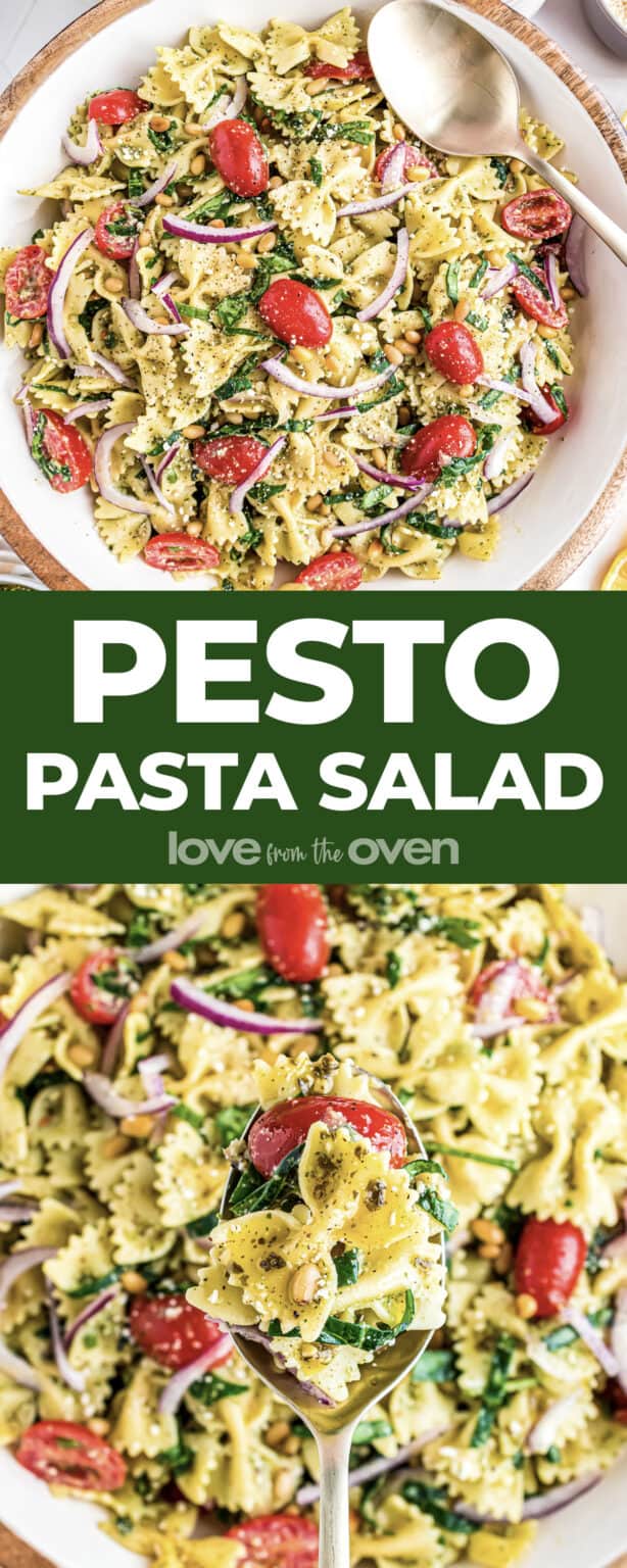 Pesto Pasta Salad • Love From The Oven