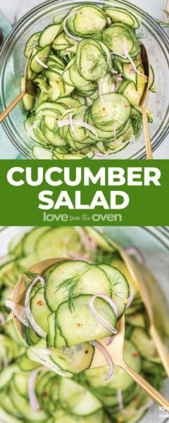 Cucumber Salad • Love From The Oven