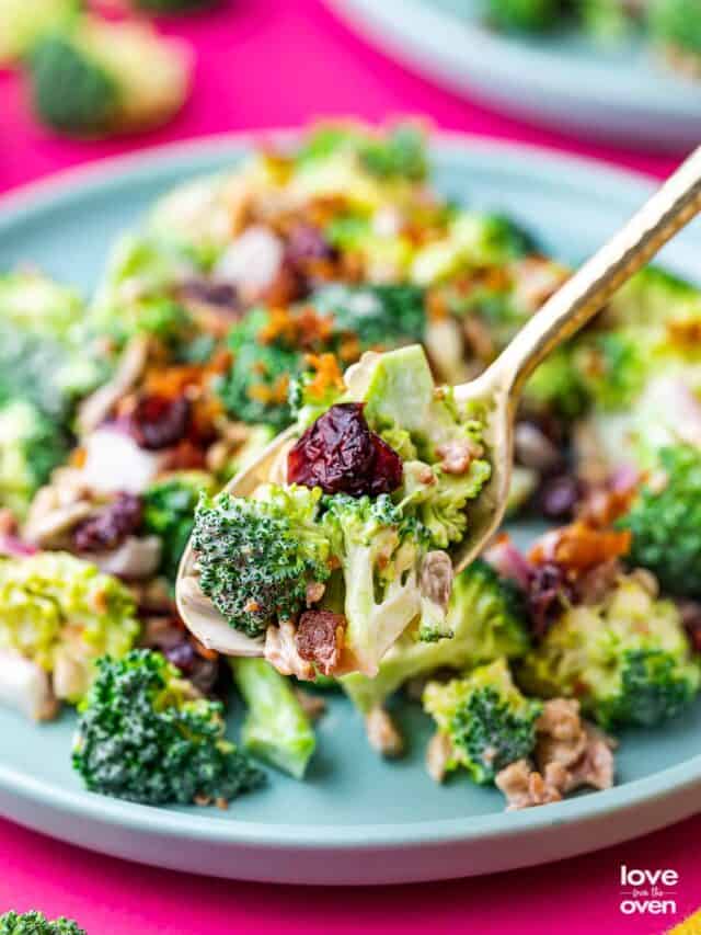 Broccoli Bacon Salad Story • Love From The Oven