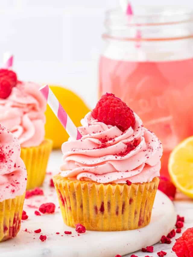 Papa's Cupcakes - Had a request for a new flavor Lemon Raspberry Cupcake.  Lemon cake with Raspberry compote (seedless) filling topped with lemon  buttercream. A nice springy flavor for this cold day!