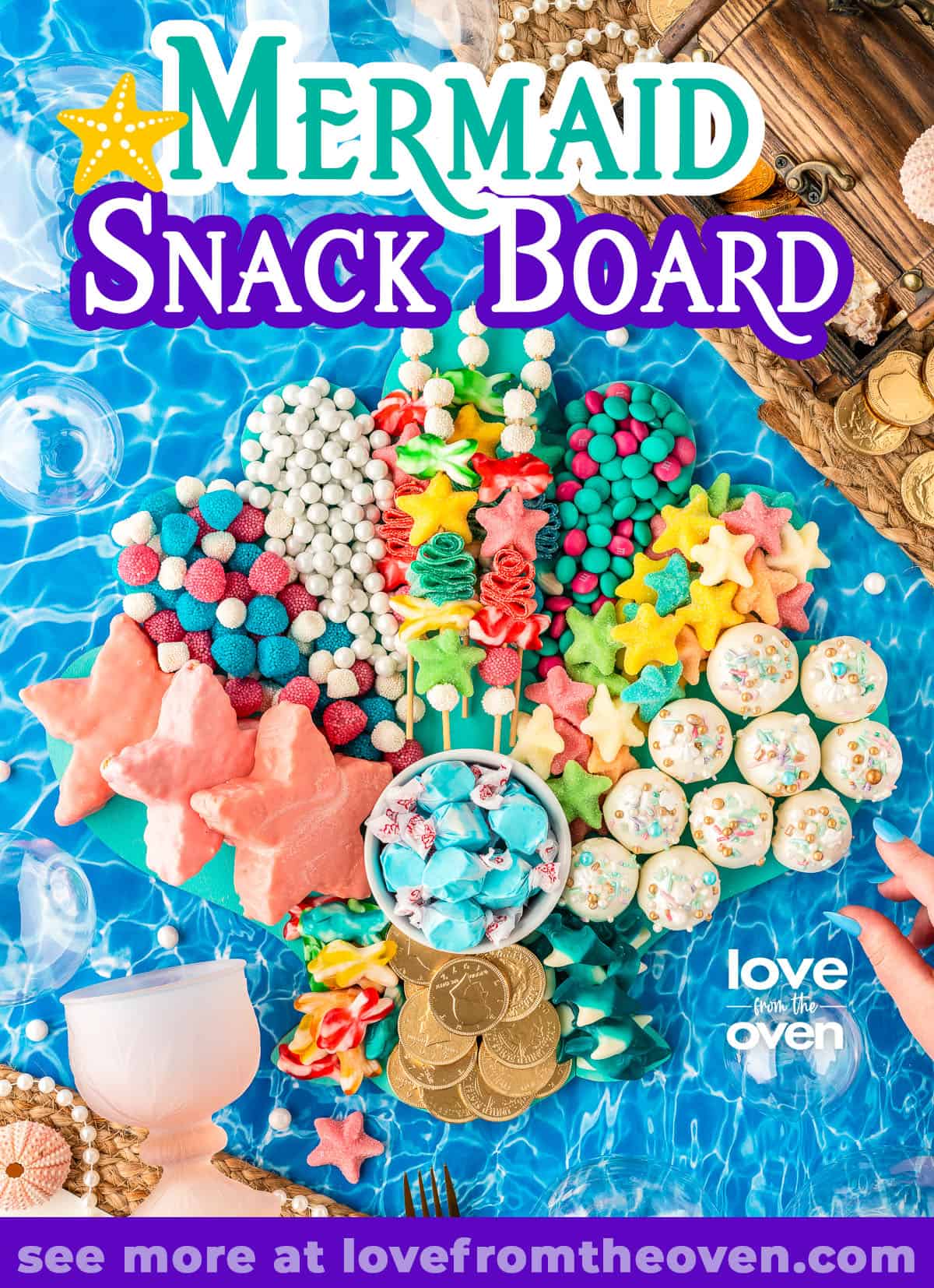 Little Mermaid Snack Board • Love From The Oven 6751