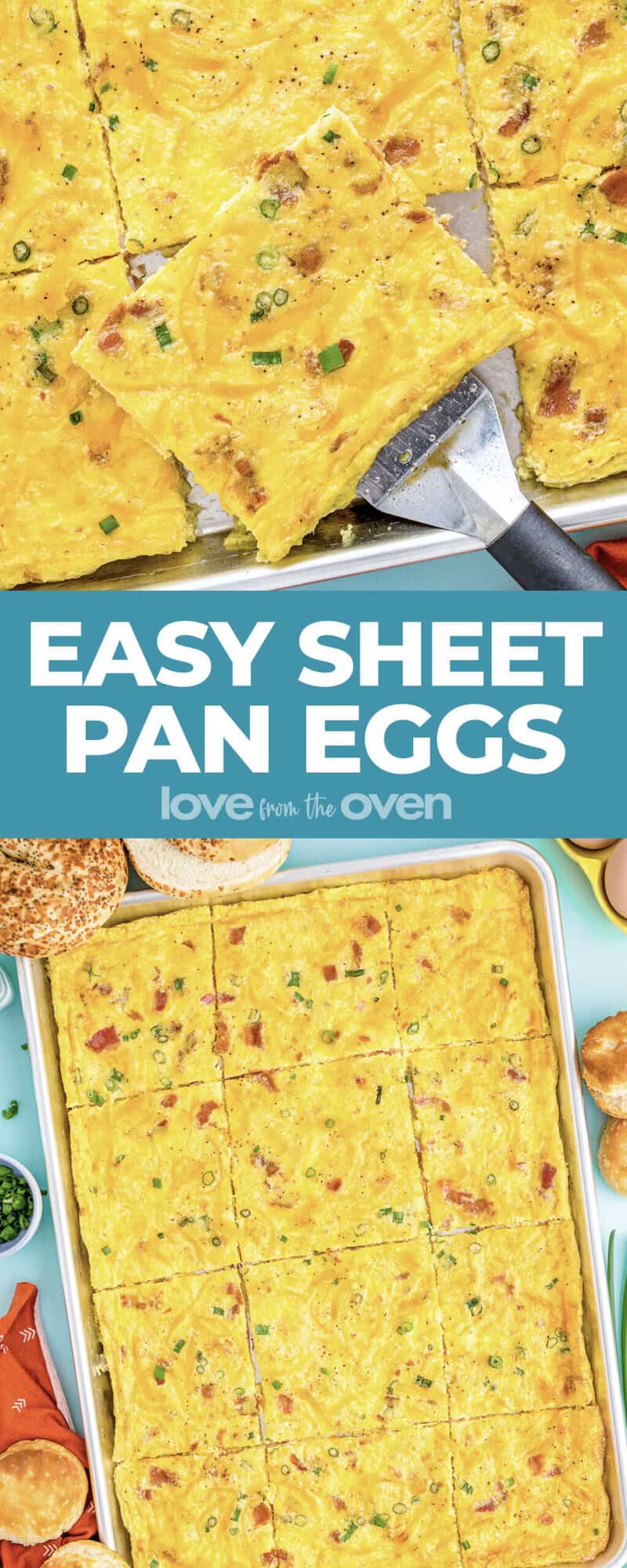 Sheet Pan Baked Eggs - KJ and Company