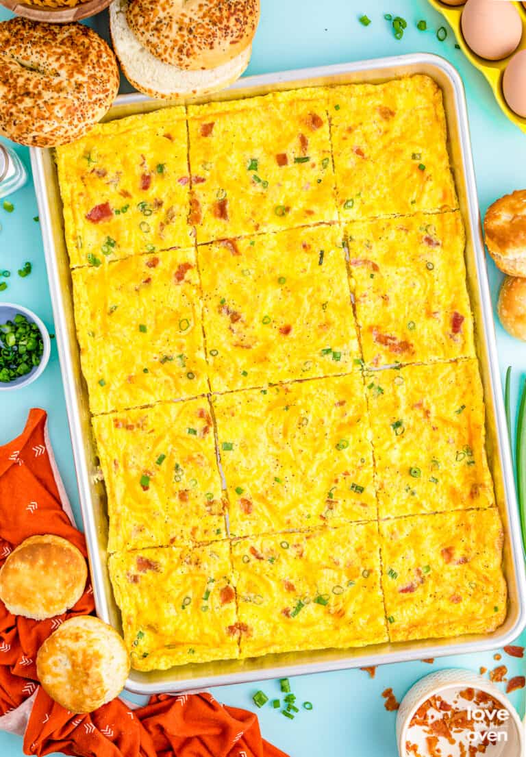 Sheet Pan Eggs • Love From The Oven