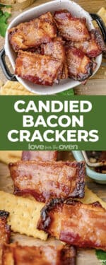 Candied Bacon Crackers • Love From The Oven